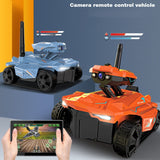 Tank Car Toys 720P HD Camera RC Car With Real-time Surveillance With Remote Controller