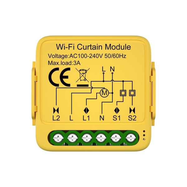 Graffiti Curtain Switch On / Off Module, WiFi, ZigBee, WiFi+RF