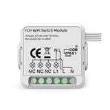 Smart Switch Module For Alexa / Google Home / Tuya Smart Life APP, 1CH  WiFi, 2CH WiFi, 3CH WiFi, 4CH WiFi, 1CH Zigbee, 2CH Zigbee, 3CH Zigbee, 4CH Zigbee