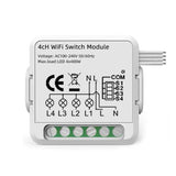 Smart Switch Module For Alexa / Google Home / Tuya Smart Life APP, 1CH  WiFi, 2CH WiFi, 3CH WiFi, 4CH WiFi, 1CH Zigbee, 2CH Zigbee, 3CH Zigbee, 4CH Zigbee