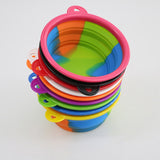 Silicone Folding Outfit Portable Travel Bowl Dog Feeder Water Food Dog Bowl Container