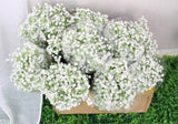 Rustic Artificial Decor Home Table Wedding Flower Plastic Gypsophila Babysbreath, Gypsophila