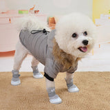 Pet Dog Coat Winter Warm Small Dog Clothes For Chihuahua Soft Fur Hood Puppy Jacket Clothing for Chihuahua Small Large Dogs, XS, S, M, L, XL