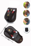 Steel Ball Package Leather Slingshot Bag Durable Without Deformation for Hunting, Color Random Delivery