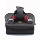 Steel Ball Package Leather Slingshot Bag Durable Without Deformation for Hunting, Color Random Delivery