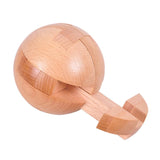 Wooden Adult Educational Toy Ball-shaped Lock Puzzle Toy