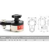 MWGC1-200 Magnetic Welding Grounder Magnetic Fixed Joint Clamp, MWGC1-200