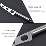 Stainless Steel Cheese Knife With Fork Tip Cheese Butter Knife Slicer Butter Pizza Cutter, Cheese Knife