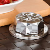 Mechanical Timer Stainless Steel Flower Creative Timer Magnetic Kitchen Reminder, Mechanical Timer