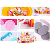 Simulation Small Carts Girl Mini Candy Cart Ice Cream Shop Children Toys with Music and Light