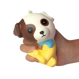 Squishy Slow Rising Squeeze Kid Toy Stress Relief Toys For Kids Christmas Gift, Cute little dog(White), Cute little dog(Yellow)