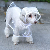 Waterproof Transparent Raincoat Clothing for Pet Dog, XS, S, M, L, XL