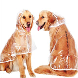 Waterproof Transparent Raincoat Clothing for Pet Dog, XS, S, M, L, XL