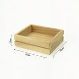 3 PCS Toy House Accessories Mini Wooden Box, Wooden Box