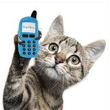 WJ010500 Pet Dog Cat Toys Phone Shaped Chew Play Squeaky Plush Practice Toys, WJ010500 Phone Pet Toys