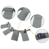 Garden Canvas Tool Belt Waist Bag, Length:125cm, Grey