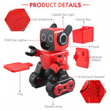 JJR/C R4 Cady Wile 2.4GHz Intelligent Remote Control Robo-advisor Money Management Robots Toy with Colorful LED Light, Remote Control Distance: 15m, Age Range: 8 Years Old Above , R4