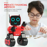 JJR/C R4 Cady Wile 2.4GHz Intelligent Remote Control Robo-advisor Money Management Robots Toy with Colorful LED Light, Remote Control Distance: 15m, Age Range: 8 Years Old Above , R4