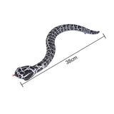 Tricky Funny Toy Infrared Remote Control Scary Creepy Snake, Size: 38*3.5cm, Snake (Black), Snake (Orange), Snake (Green), Snake (White)