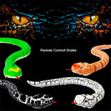 Tricky Funny Toy Infrared Remote Control Scary Creepy Snake, Size: 38*3.5cm, Snake (Black), Snake (Orange), Snake (Green), Snake (White)