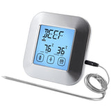 TS-82 Digital Kitchen Food Cooking BBQ Wireless Touch Screen Thermometer with Timer Alarm, TS-82