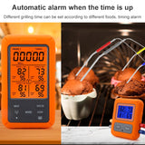 TS-TP40-B Kitchen Food Wireless Four Probe Thermometer, Probe is Non-waterproof, Non-waterproof