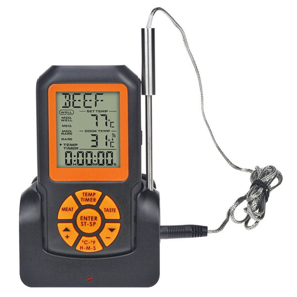 TS-K35 Digital Kitchen Food Cooking BBQ Wireless Waterproof Thermometer, TS-K35