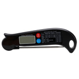 TS-BY54 Kitchen Food Cooking BBQ Foldable Waterproof Probe Thermometer(Black), TS-BY54