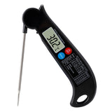 TS-BY54 Kitchen Food Cooking BBQ Foldable Waterproof Probe Thermometer(Black), TS-BY54