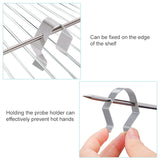 10 PCS Home Kitchen BBQ Grill Probe Holder, Specification: Single Hole Probe Holder, Single Hole