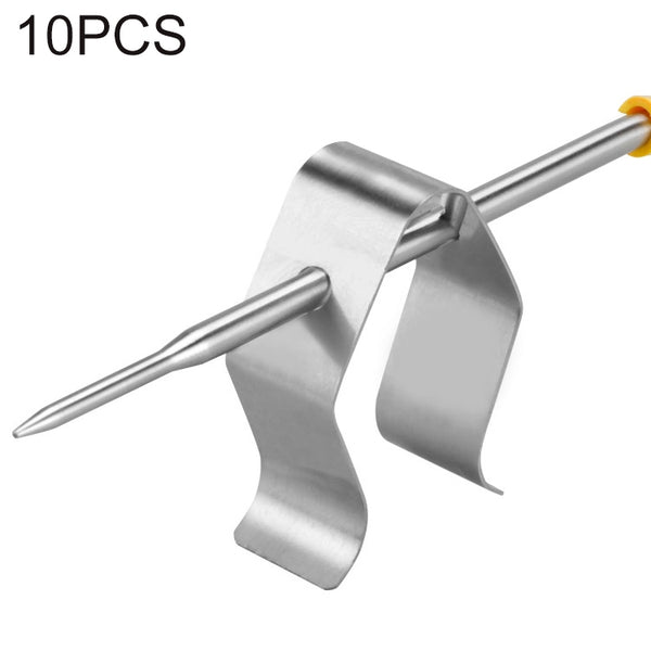 10 PCS Home Kitchen BBQ Grill Probe Holder, Specification: Single Hole Probe Holder, Single Hole