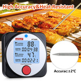 Wintact WT308A Smart Food Thermometer BT Meat Thermometer with Timer Alarm, Meat Thermometer