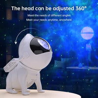 Space Dog Night Light Galaxy Star Astronaut Projector App Nebula Lamps  Led Lights For Children Bedroom Decorative Birthday Gift