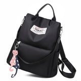 Multi-function Anti-theft Backpack Crossbody Casual Tote Bag with Accessories Pendant, 624