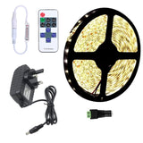 YWXLLight Dimmable Light Strip Kit, SMD 2835 5m LED Ribbon, Waterproof for Indoor , 11key Remote Control LED Strip Lamp 300LEDs UK Plug