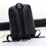 Wide Strap Casual PU Leather Double-shoulder Bag Messenger Bag for Men