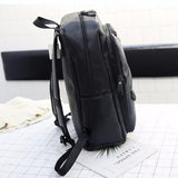 Wide Strap Casual PU Leather Double-shoulder Bag Messenger Bag for Men