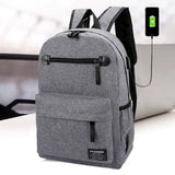 Outdoor Multi-function Comfortable Double Shoulders Bag Travel Backpack Bag with External USB Charging Port