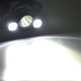 T6 6000 - 6500K LED Headlight USB Rechargeable Head Light 4 Modes Fishing Lamp