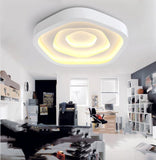 Modern Minimalist Warm Living Room Master Bedroom LED Ceiling Lamp, Stepless Dimming + Remote Control, Diameter: 780mm, 780mm (White Light)