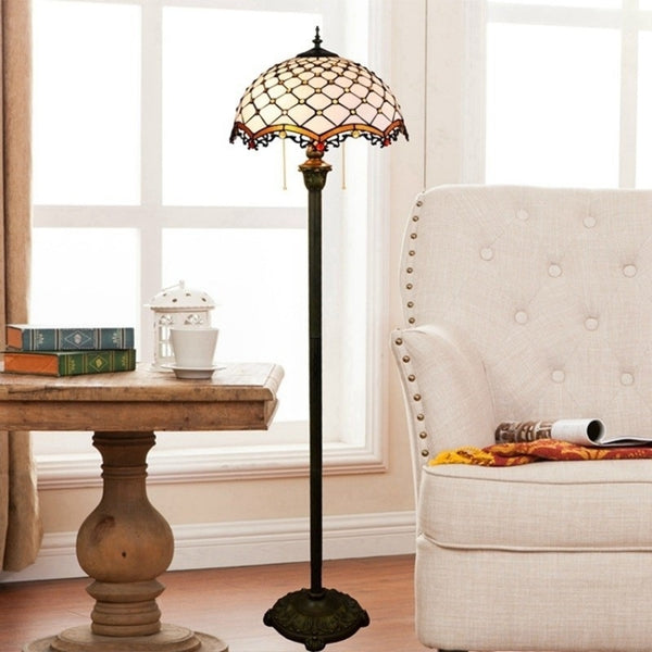 Modern Mediterranean Floor Lamp Mosaic Glass Living Room Dining Room Bedroom Decorative Light