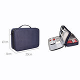 SM02 Small Nylon Waterproof Box Type Multi-function Storage Bag for iPad, Size: 23 x 17 x 8cm