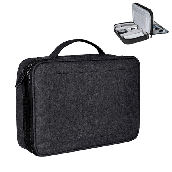 SM02 Small Nylon Waterproof Box Type Multi-function Storage Bag for iPad, Size: 23 x 17 x 8cm