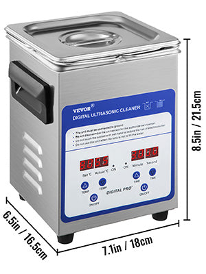 VEVOR Home Appliance 0.8L 2L 3L 6L 15L Ultrasonic Cleaner Portable Washing Machine Dishwasher Lave-Dishes Ultrasound Bath Sonic