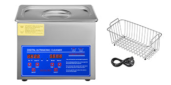 VEVOR Ultrasound Home Appliances 1.3L 2L 3L 6L 10L 15L 22L 30L Ultrasonic Cleaner Lave-Dishes Portable Washing Machine Diswasher