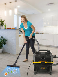 VEVOR Portable Wet and Dry Vacuum Cleaner 15L For Car & Home Appliance 1200W Power Strong Suction Vacuum Cleaner & Air Blower